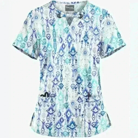 Strictly Scrubs V-Neck Top M - Picture 1 of 4